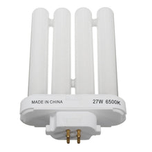Load image into Gallery viewer, 4 Rows Light Bulb 27W 6500K 4PinTube Compact Fluorescent Light Tube Energy Saving Lamp Bulb Tube Pure White Lighting