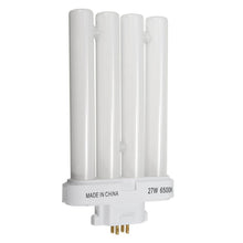 Load image into Gallery viewer, 4 Rows Light Bulb 27W 6500K 4PinTube Compact Fluorescent Light Tube Energy Saving Lamp Bulb Tube Pure White Lighting