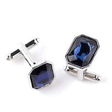 Load image into Gallery viewer, Fashion zircon alloy plating French cufflinks nail sleeve female models, Royal Blue, Purple, Red, Blue, Pink