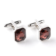 Load image into Gallery viewer, Fashion zircon alloy plating French cufflinks nail sleeve female models, Royal Blue, Purple, Red, Blue, Pink