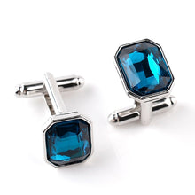 Load image into Gallery viewer, Fashion zircon alloy plating French cufflinks nail sleeve female models, Royal Blue, Purple, Red, Blue, Pink