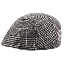 Load image into Gallery viewer, Thick Warm British Style Lattice Woolen Cap