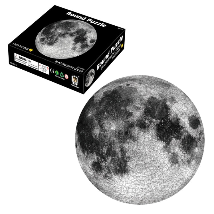 Round 3D Puzzle Cartoon Plane Puzzle Jigsaw Toy 1000 PCS