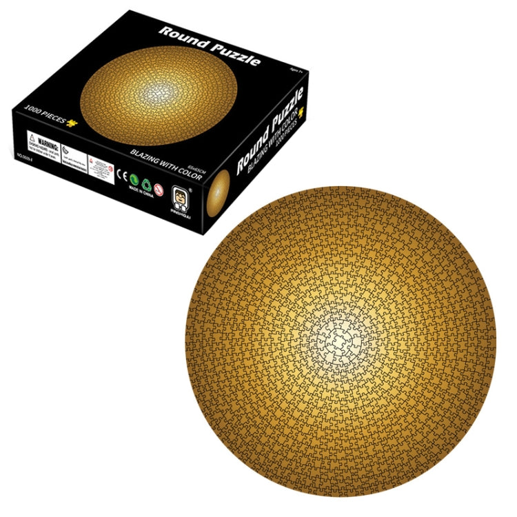 Round 3D Puzzle Cartoon Plane Puzzle Jigsaw Toy 1000 PCS