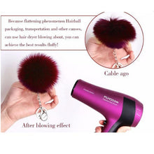 Load image into Gallery viewer, Simple Key Chain Fur Ball Pompon Keychain Pompom Artificial Rabbit Fur Animal Keychains for Woman Car Bag Key Rings