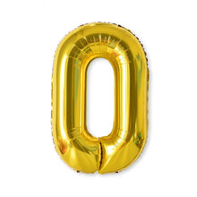 Load image into Gallery viewer, 2 PCS 40 Inch Aluminium Foil Number Balloons Birthday Wedding Engagement Party Decor Kids Ball Supplies