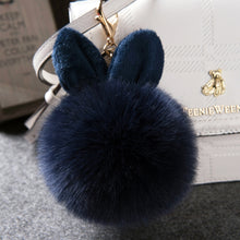 Load image into Gallery viewer, Fur Pom Keychains Fake Rabbit Fur Ball Keychain