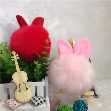 Load image into Gallery viewer, Fur Pom Keychains Fake Rabbit Fur Ball Keychain