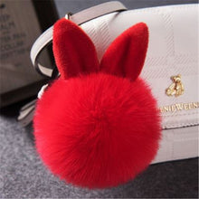 Load image into Gallery viewer, Fur Pom Keychains Fake Rabbit Fur Ball Keychain