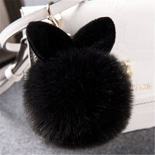Load image into Gallery viewer, Fur Pom Keychains Fake Rabbit Fur Ball Keychain