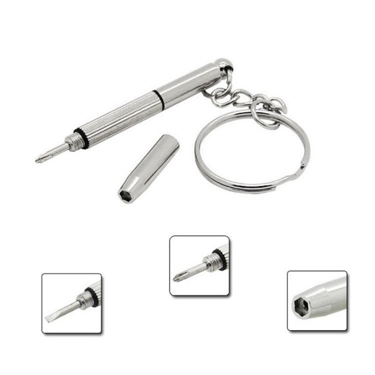 Multifunctional Keychain Repair Tool Screwdriver Portable Mini Multi Tool Key Ring, screwdriver Shape