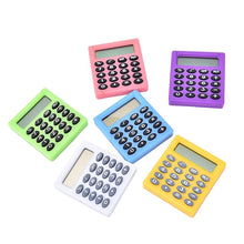 Load image into Gallery viewer, Pocket Cartoon Mini Calculator Candy Colors Handheld Coin Batteries Calculation Tool, Pocket Mini Calculator