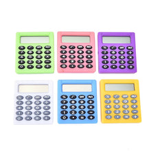 Load image into Gallery viewer, Pocket Cartoon Mini Calculator Candy Colors Handheld Coin Batteries Calculation Tool, Pocket Mini Calculator