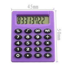 Load image into Gallery viewer, Pocket Cartoon Mini Calculator Candy Colors Handheld Coin Batteries Calculation Tool, Pocket Mini Calculator