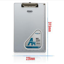 Load image into Gallery viewer, A4 Aluminum Clipboard Writing Pad Folder School Office Stationery Supplies, Size: 31.5x22.5cm, 31.5x22.5cm