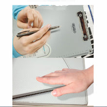Load image into Gallery viewer, A4 Aluminum Clipboard Writing Pad Folder School Office Stationery Supplies, Size: 31.5x22.5cm, 31.5x22.5cm