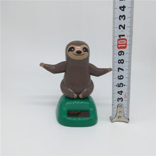 Load image into Gallery viewer, Novelty Solar Toys Plastic ABS Sloth Solar Powered Dancing for Car Decoration, Sloth