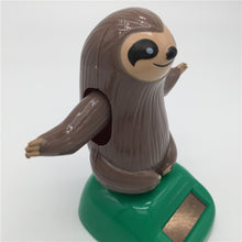 Load image into Gallery viewer, Novelty Solar Toys Plastic ABS Sloth Solar Powered Dancing for Car Decoration, Sloth