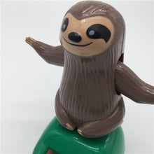 Load image into Gallery viewer, Novelty Solar Toys Plastic ABS Sloth Solar Powered Dancing for Car Decoration, Sloth