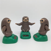 Load image into Gallery viewer, Novelty Solar Toys Plastic ABS Sloth Solar Powered Dancing for Car Decoration, Sloth