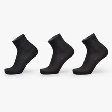 Load image into Gallery viewer, 3 Pairs of Bamboo Fiber Men Double Needle Dark Flower Small Square Section Business Tube Socks