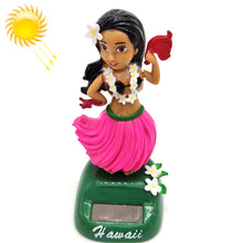 Load image into Gallery viewer, Solar Powered Dancing Hula Girl Swinging Bobble Toy Gift for Car Decoration, TBD048817401A, TBD048817401B, TBD048817401C, TBD048817401D, TBD048817401E, TBD048817401F