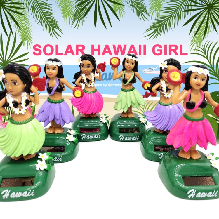 Solar Powered Dancing Hula Girl Swinging Bobble Toy Gift for Car Decoration, TBD048817401A, TBD048817401B, TBD048817401C, TBD048817401D, TBD048817401E, TBD048817401F