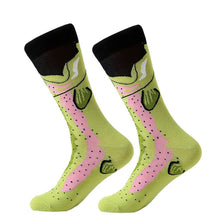Load image into Gallery viewer, Cotton Various Cartoon Geometric Patterns Fashion Men Tube Socks
