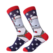 Load image into Gallery viewer, Cotton Various Cartoon Geometric Patterns Fashion Men Tube Socks