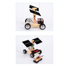 Load image into Gallery viewer, DIY Mini Wooden Car Wireless Remote Control Vehicle Model Kids Toys