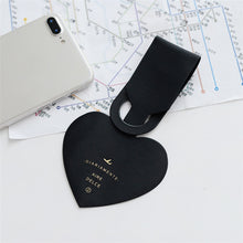 Load image into Gallery viewer, Love Shape Luggage Tag Travel Pass Name Card Tag