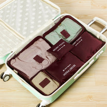 Load image into Gallery viewer, 6 PCS/Set Travel Bag ClothesLuggage Organizer High Capacity Mesh Packing Cubes