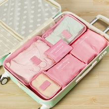 Load image into Gallery viewer, 6 PCS/Set Travel Bag ClothesLuggage Organizer High Capacity Mesh Packing Cubes