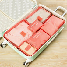 Load image into Gallery viewer, 6 PCS/Set Travel Bag ClothesLuggage Organizer High Capacity Mesh Packing Cubes