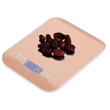 Load image into Gallery viewer, BOH-2012 Digital Multi-function Stainless Steel Food Kitchen Scale with LCD Display, Specification: 10kg/1g, 10kg/1g, Silver, 10kg/1g, Rose Gold