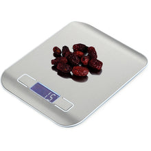Load image into Gallery viewer, Digital Multi-function Stainless Steel Food Kitchen Scale with LCD Display, 5kg/1g, Rose Gold, 5kg/1g, Silver