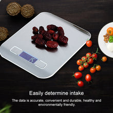 Load image into Gallery viewer, Digital Multi-function Stainless Steel Food Kitchen Scale with LCD Display, 5kg/1g, Rose Gold, 5kg/1g, Silver