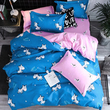 Load image into Gallery viewer, Bedding Set Luxury Family Set Sheet Duvet Cover Pillowcase, 1.2m Three-piece bedsheet, 1.5m Four-piece bedsheet, 1.8m Four-piece bedsheet, 2m Four-piece bedsheet, 2.2m Four-piece bedsheet