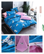 Load image into Gallery viewer, Bedding Set Luxury Family Set Sheet Duvet Cover Pillowcase, 1.2m Three-piece bedsheet, 1.5m Four-piece bedsheet, 1.8m Four-piece bedsheet, 2m Four-piece bedsheet, 2.2m Four-piece bedsheet
