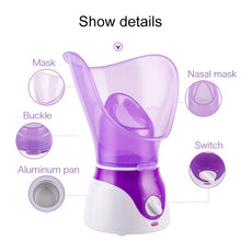 Load image into Gallery viewer, Deep Cleaning Facial Cleaner Beauty Face Steaming Device Facial Steamer Machine Facial Thermal Sprayer Skin Care Tool