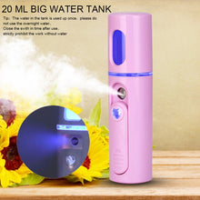 Load image into Gallery viewer, Facial Steamer Nano Steamer Handy  Face Moisture Sprayer Rechargeable Mini USB Charging