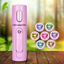 Load image into Gallery viewer, Facial Steamer Nano Steamer Handy  Face Moisture Sprayer Rechargeable Mini USB Charging