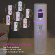 Load image into Gallery viewer, Facial Steamer Nano Steamer Handy  Face Moisture Sprayer Rechargeable Mini USB Charging