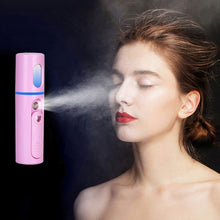 Load image into Gallery viewer, Facial Steamer Nano Steamer Handy  Face Moisture Sprayer Rechargeable Mini USB Charging