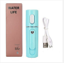 Load image into Gallery viewer, Facial Steamer Nano Steamer Handy  Face Moisture Sprayer Rechargeable Mini USB Charging