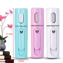 Load image into Gallery viewer, Facial Steamer Nano Steamer Handy  Face Moisture Sprayer Rechargeable Mini USB Charging