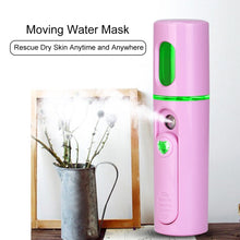 Load image into Gallery viewer, Facial Steamer Nano Steamer Handy  Face Moisture Sprayer Rechargeable Mini USB Charging
