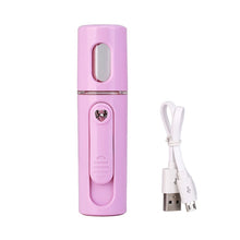 Load image into Gallery viewer, Facial Steamer Nano Steamer Handy  Face Moisture Sprayer Rechargeable Mini USB Charging