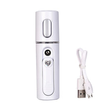 Load image into Gallery viewer, Facial Steamer Nano Steamer Handy  Face Moisture Sprayer Rechargeable Mini USB Charging