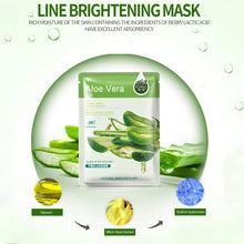 Load image into Gallery viewer, 3 PCS Skin Care Plant Facial Mask Moisturizing Oil Control Blackhead Remover Wrapped Mask Face Mask Face Care, Blueberry, Aloe Vera, Olive, Honey, Red Pomegranate, Cucumber